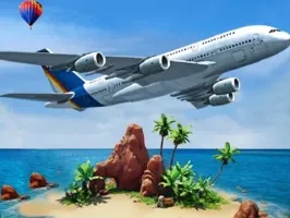 Airplane Simulator Island Travel