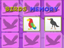 Kids Memory Game - Birds