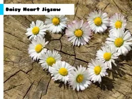 Daisy Heart Jigsaw