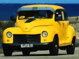 Cuban Taxi Vehicles