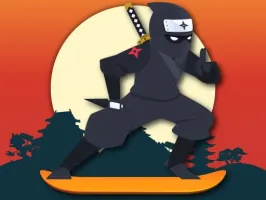 Lava And Ninja Skateboard