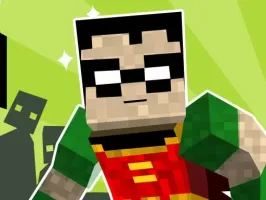 teen titans go minecraft teenage runner 3d