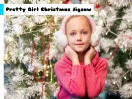 Pretty Girl Christmas Jigsaw