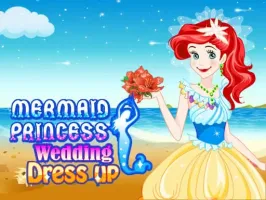 Mermaid Princess Wedding Dress up