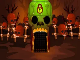 Brown Skull Forest Escape