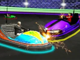 Light Bumping Cars Extreme Stunts: Bumper Car Game