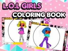 L.O.L OMG Girls Coloring Book