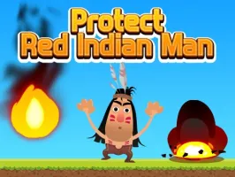 Protect Red Indian Man