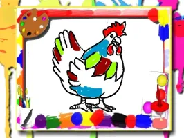 Chicken Coloring Book