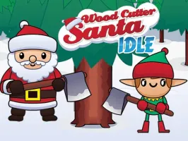 Wood Cutter Santa Idle