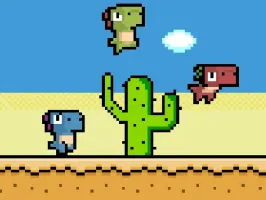 Pixel Dino Run