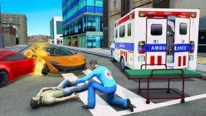 Ambulance Rescue Game Ambulance helicopter