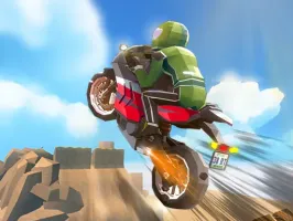 Cartoon Moto Stunt