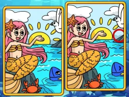 Mermaids Spot The Differences