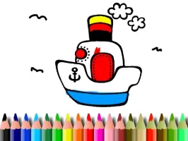 BTS Boat Coloring