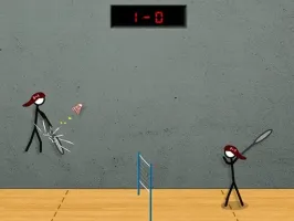 Stick Figure Badminton 2