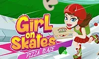 Girl on Skates Pizza Mania