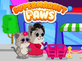 Supermarket Paws Cat Game for kids