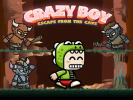 Crazy Boy Escape From The Cave