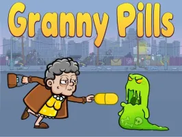 Granny Pills - Defend Cactuses