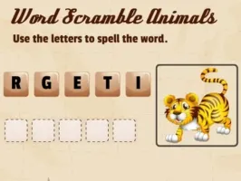 Word Scramble Animals